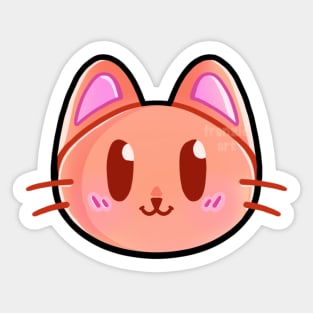 Cat Face Sticker